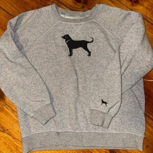 The Black Dog Women’s Gray Crewneck Sweater